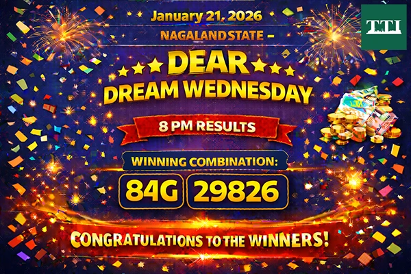 January 21, 2026 Nagaland State – Dear Dream Wednesday 8 PM